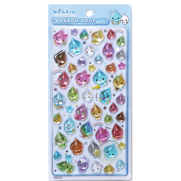 Qoo10] しずくちゃん ボンボンドロップシール し