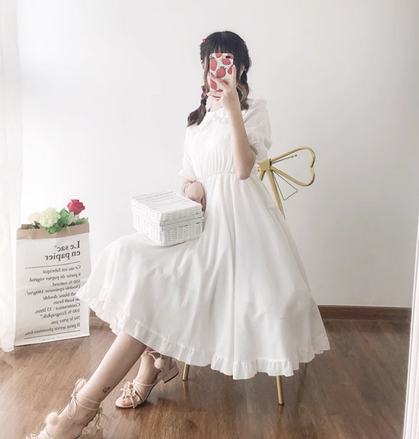 ワンピース デート モテアイテム フレアワンピース ミディアム丈 シフォン コットン 大人可愛い きれいめ 上品 おしゃれ かっこいい 大人可愛い ラブリー キュート ガーリー クール モード系