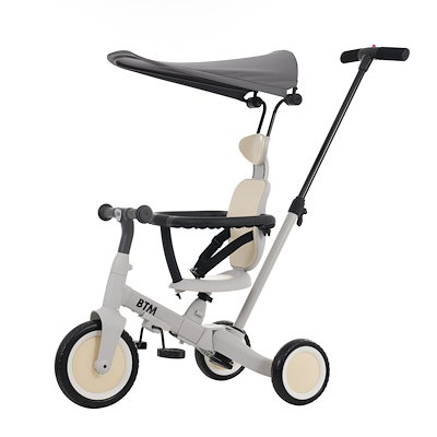 大好評！最安値挑戦!】子供用三輪車 5in1 自転車 オリジナル 押し棒