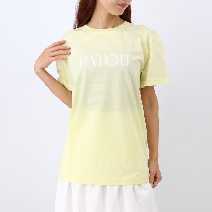 JE0299999213M MIMOSA レディースロゴTシャツ ESSENTIAL PATOU T SHIRT コットン SS TEE クルーネック 半袖