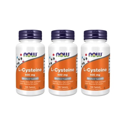 L-システイン500mgタブレット, 100ea, 3個