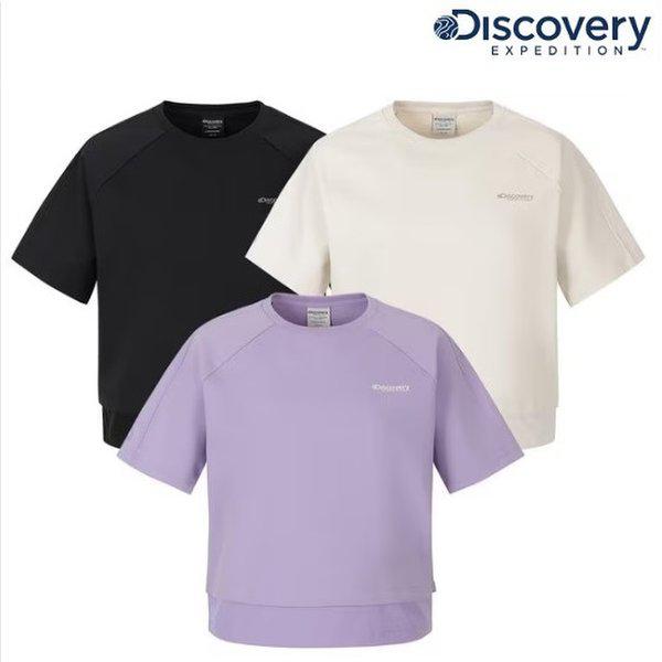 女性フレッシュベントニットトレーニング半袖Tシャツ DWTR98063