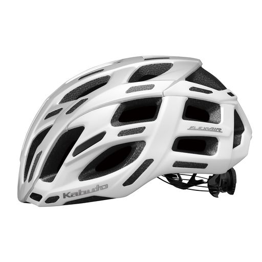 OGK KABUTO(オージーケーカブト) 自転車 ヘルメット FLEX-AIR(フレックス・エアー) サイズ:S/M(頭囲 : 55-58CM) カラー : マットホワイトシルバー