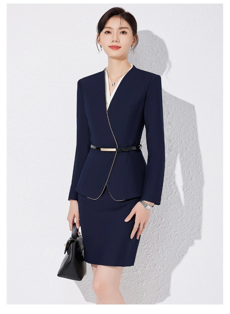 スーツ セットアップ 春 秋 高級 職業服 接客 珠宝店 売り場 フロント 従業員 制服