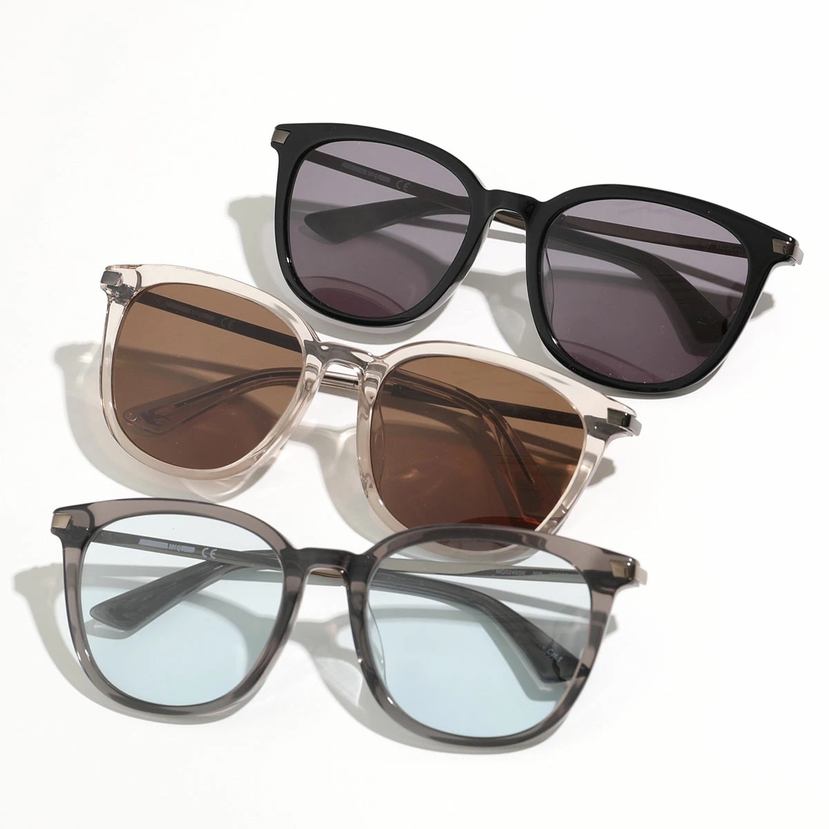 MCQ ALEXANDER MCQUEEN マックキュー アレキサンダー・マックイーン サングラス MQ0249SK レディース ウェリントン型 メガネ カラー3色