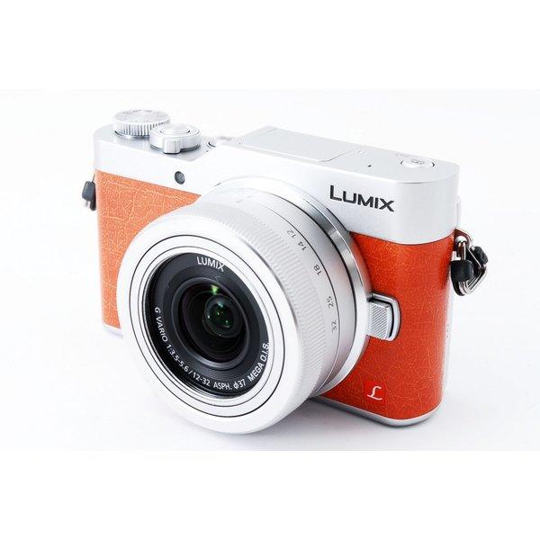 【中古】パナソニック Panasonic DC-GF9 オレンジ レンズキット microSDカード付き