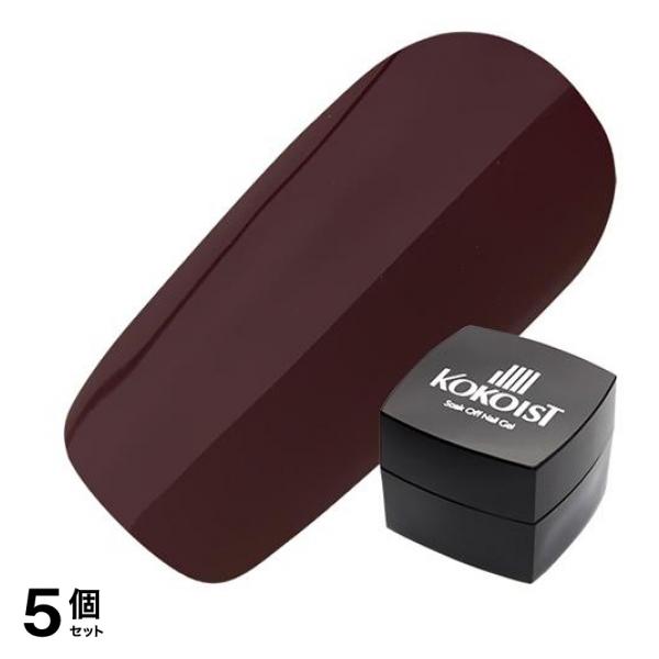 KOKOIST(ココイスト) エクセルライン ソークオフカラージェル E-39 ブラックチェリー 2.5g 5個セット