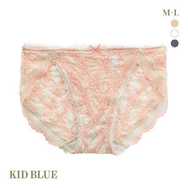 キッドブルー KID BLUE シャーリングレース ショーツ スタンダード ノーマルショーツ 総レー