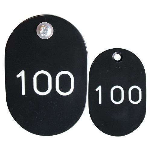 （まとめ買い）PP親子札2枚組ポリプロピレン番号入連番 CR-PY100-B 00019929 [x3]