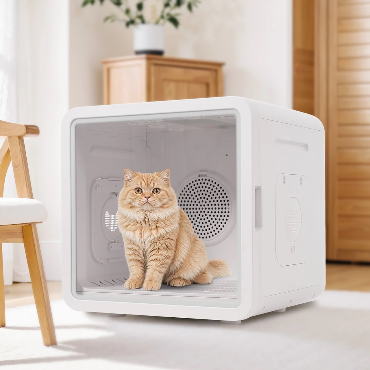 【国内即日発送】ペットドライルーム ペットドライヤー ペットハウス ドライヤー ボックス ハウス ドライルーム 猫 犬 ペット80L大容量 乾燥機 犬乾燥機 乾燥機 乾燥 乾燥箱 ヘアドライヤー ブロ