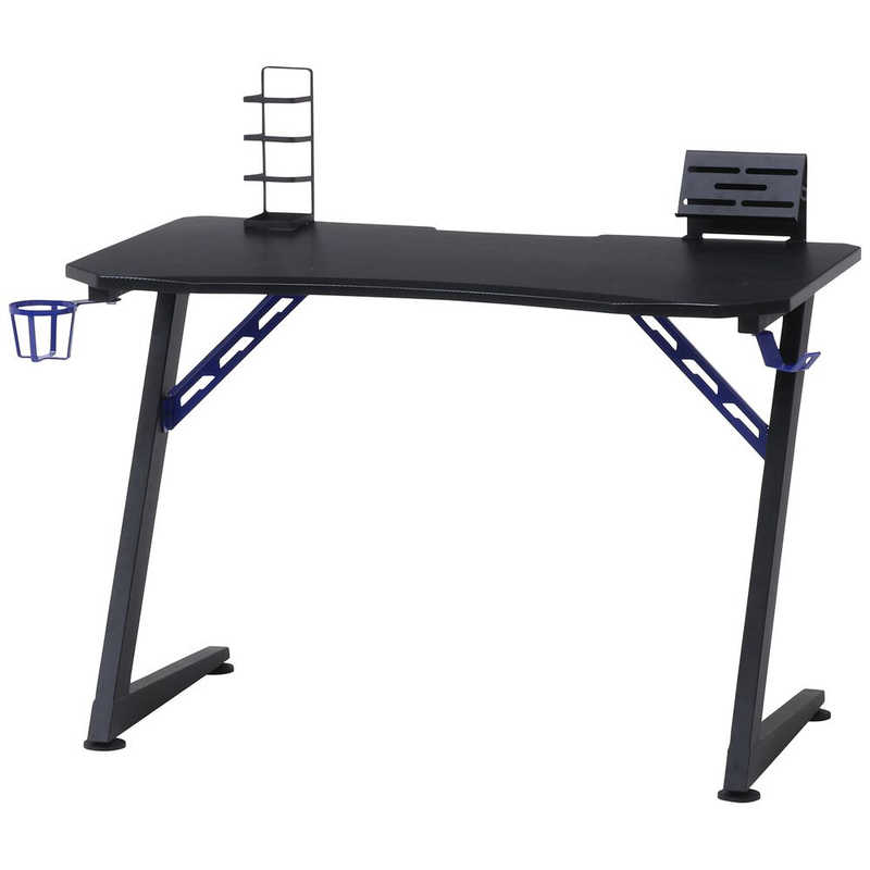 不二貿易　ゲーミングデスク ［W1050xD600xH700mm］ レイズ C/D： ブルー　C/D：18573 11,951円