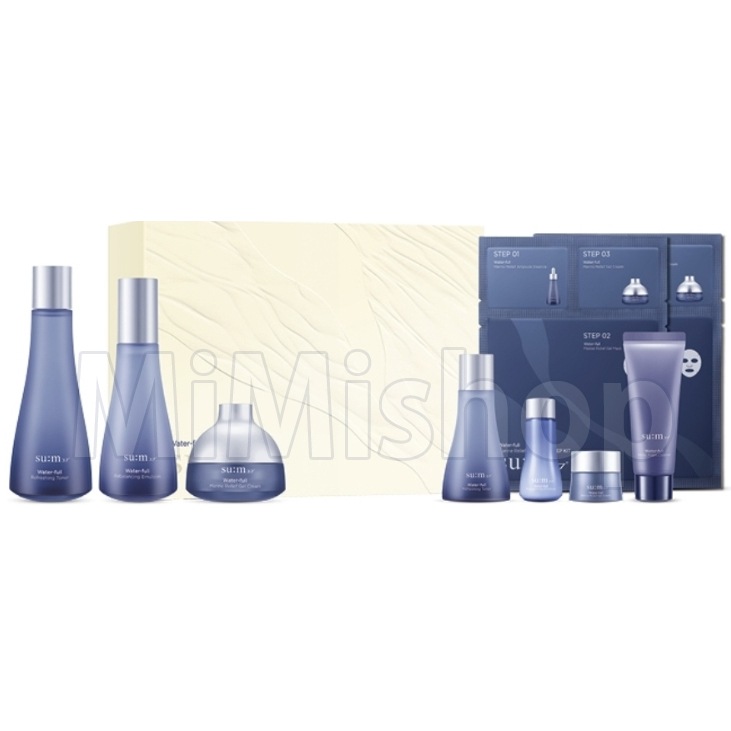 Water-full ウォーターフル 3種企画セット/化粧水＋乳液＋クリーム＋サンプル6点付き/水分/保湿／マリンリリーフ
