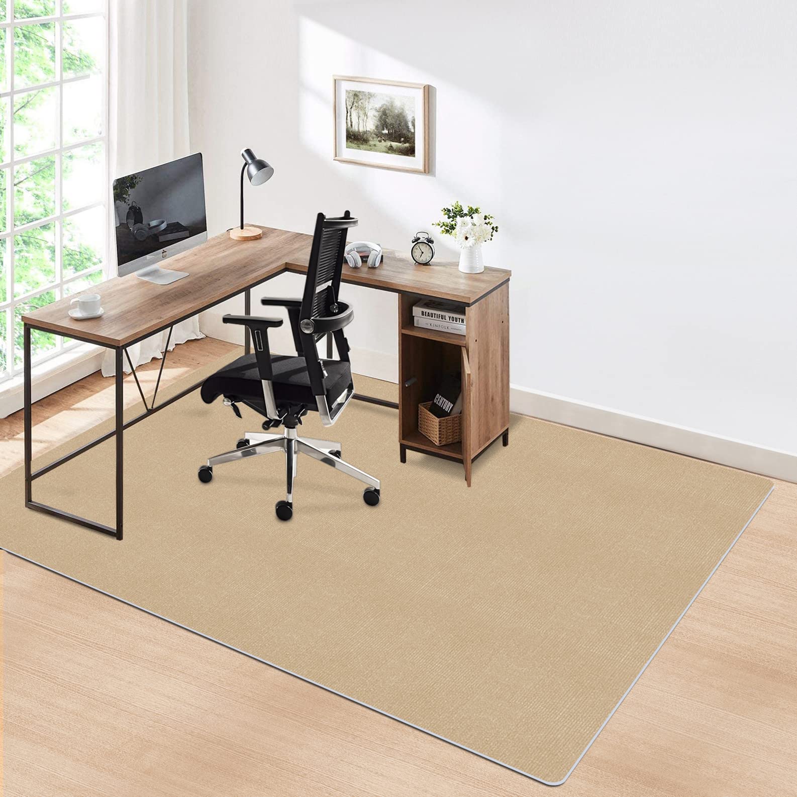 チェアマット 130 160 床保護マット家具保護パッド PVC Hriiiiya ずれない4mmカーペットゲーミングチェアマットフロアマット床傷防止マット傷防止凹みキズ椅子の下に敷くマットパッド防カ 5,535円