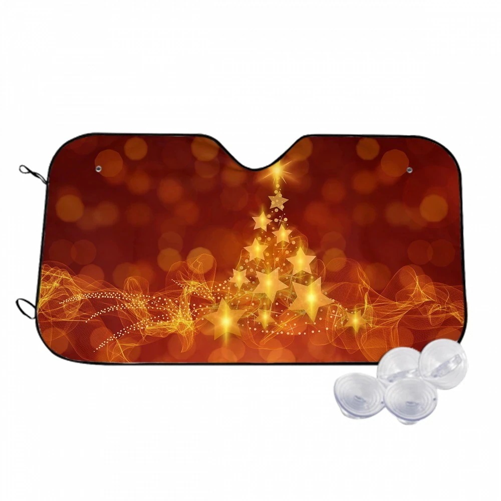 クリスマススター-カラフル-抽象 太陽耐熱性を遮断し