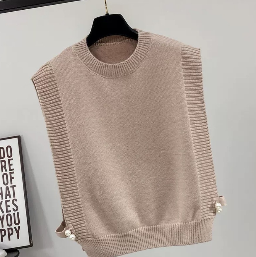 トップス デート カットソー ニットソー セーター ベスト 袖なし ノースリーブ かわいい 大人可愛い きれいめ シンプル カジュアル 大人 上品 おしゃれ お洒落 主役級 存在感 春 秋 冬