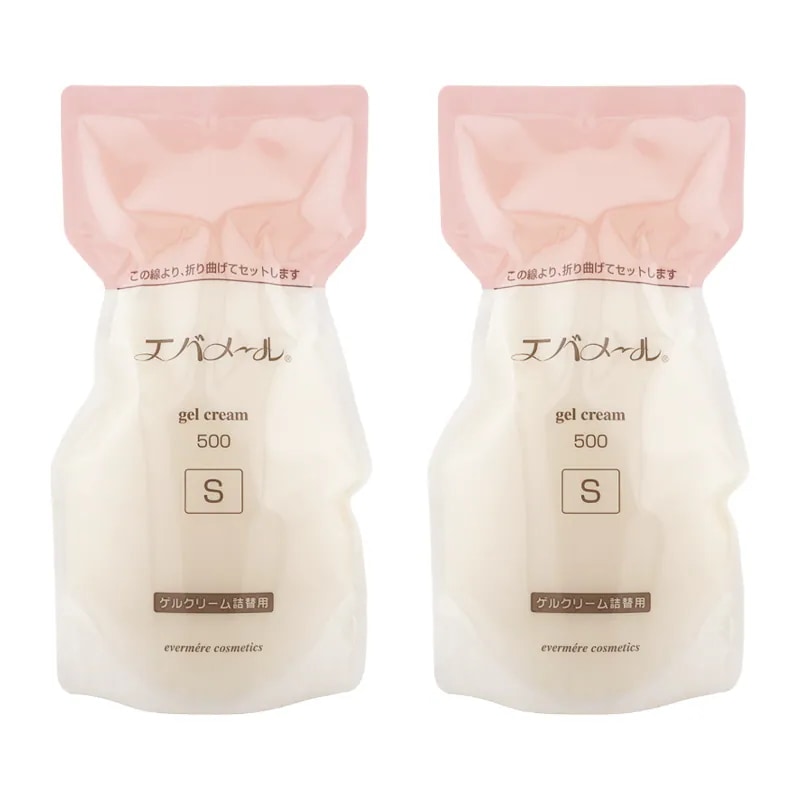 [2個セット]ゲルクリーム 詰替 500g レフィル 詰め替え用 スキンケア オールインワン化粧品 保湿 乾燥 ボディクリーム [ギフトラッピング対応]