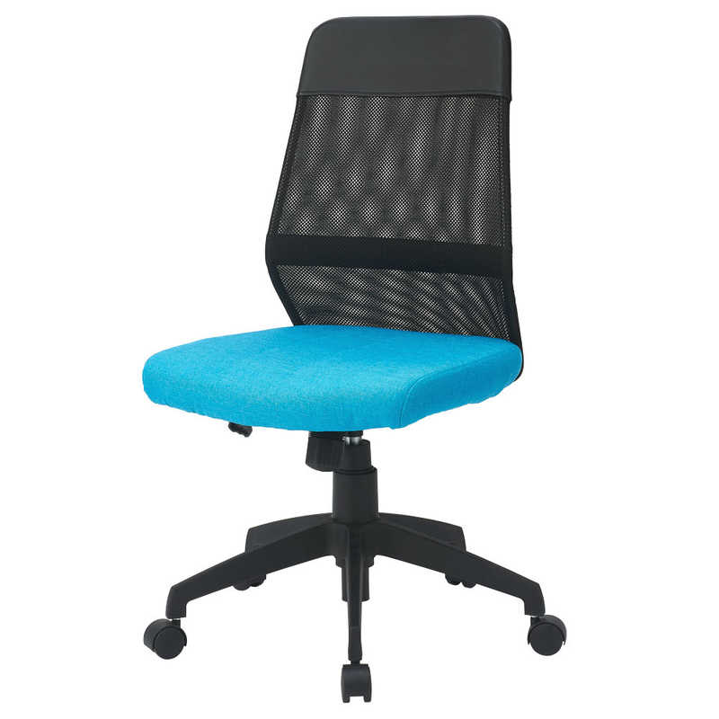 ナカバヤシ　メッシュバックチェア ブルー　CNN-005BL