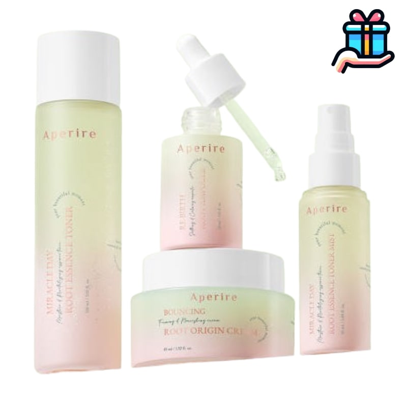 [基礎化粧品セット] NEW ルート full care 鎮静&バリア 4種セット エッセンス in トナー 韓国人気 正規品 弾力 水分 保湿 明るい顔 光彩 スキンケア