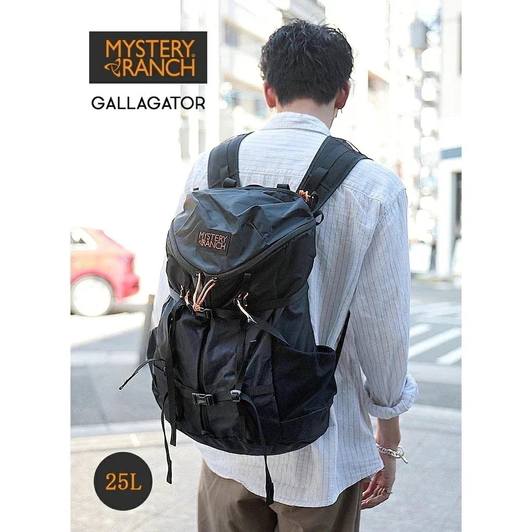 MYSTERY RANCH ミステリーランチ ギャラゲーター バックパック GALLAGATOR 25L BLACK ( 黒 ブラック バッグ BAG リュック 鞄 カバン メンズ レディース ミリタ