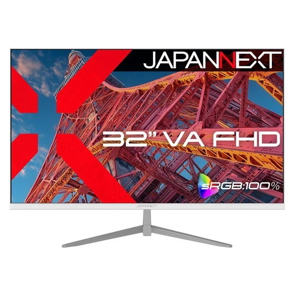 JAPANNEXT JN-V32FLFHD-W 32インチ 液晶ディスプレイ