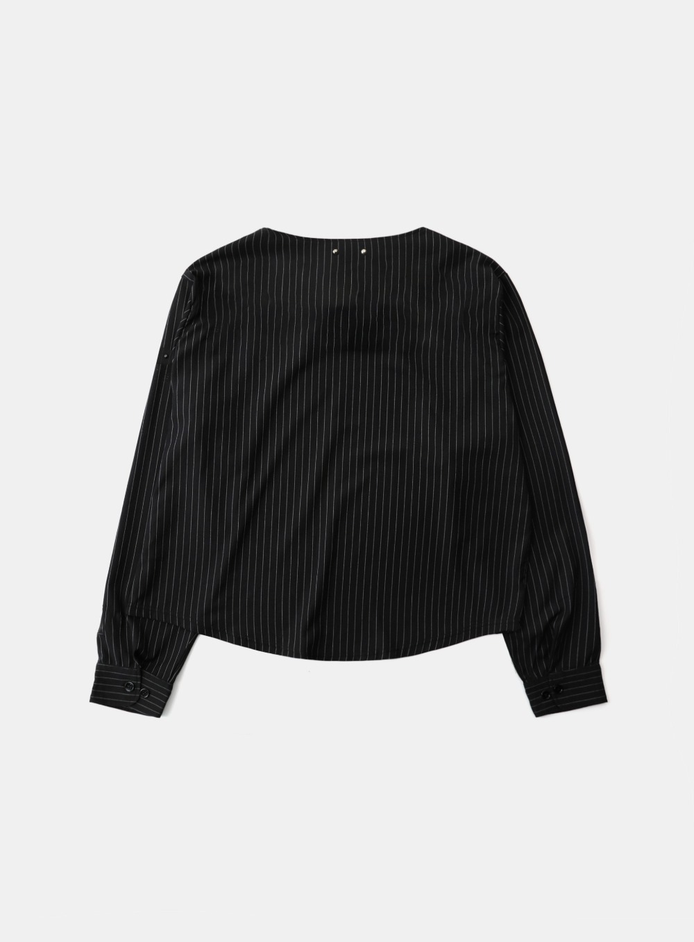 【BADBLOOD】 25FW VIPER LOGO BOAT NECK LONG SLEEVE : BLACK STRIPE