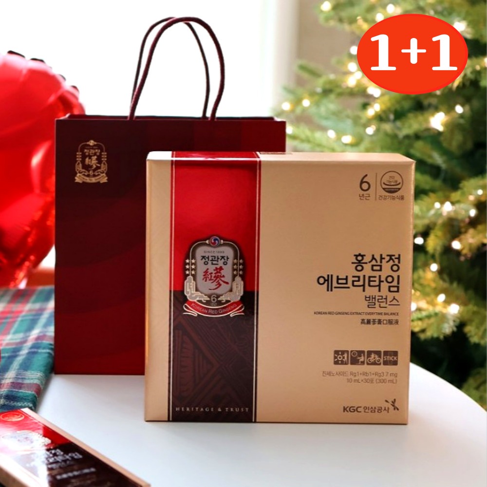 [1+1]紅参亭 エブリタイムバランス(10MLx30入) 2ボックス