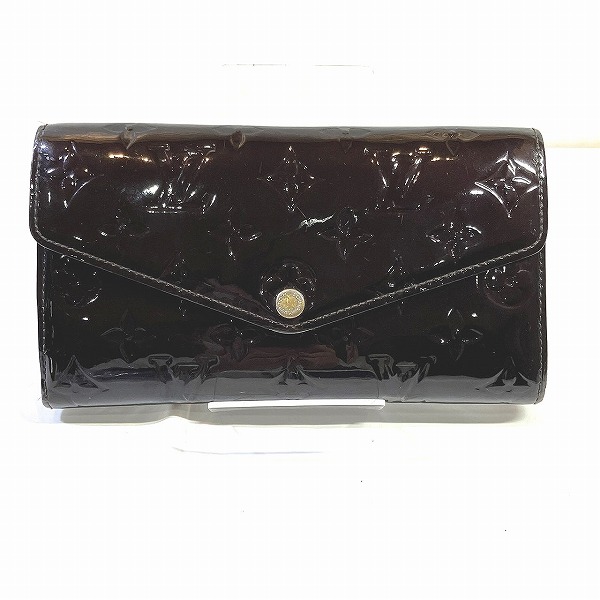 ルイヴィトン ヴェルニ ポルトフォイユサラ M62406 2つ折り財布 レディース 【中古】