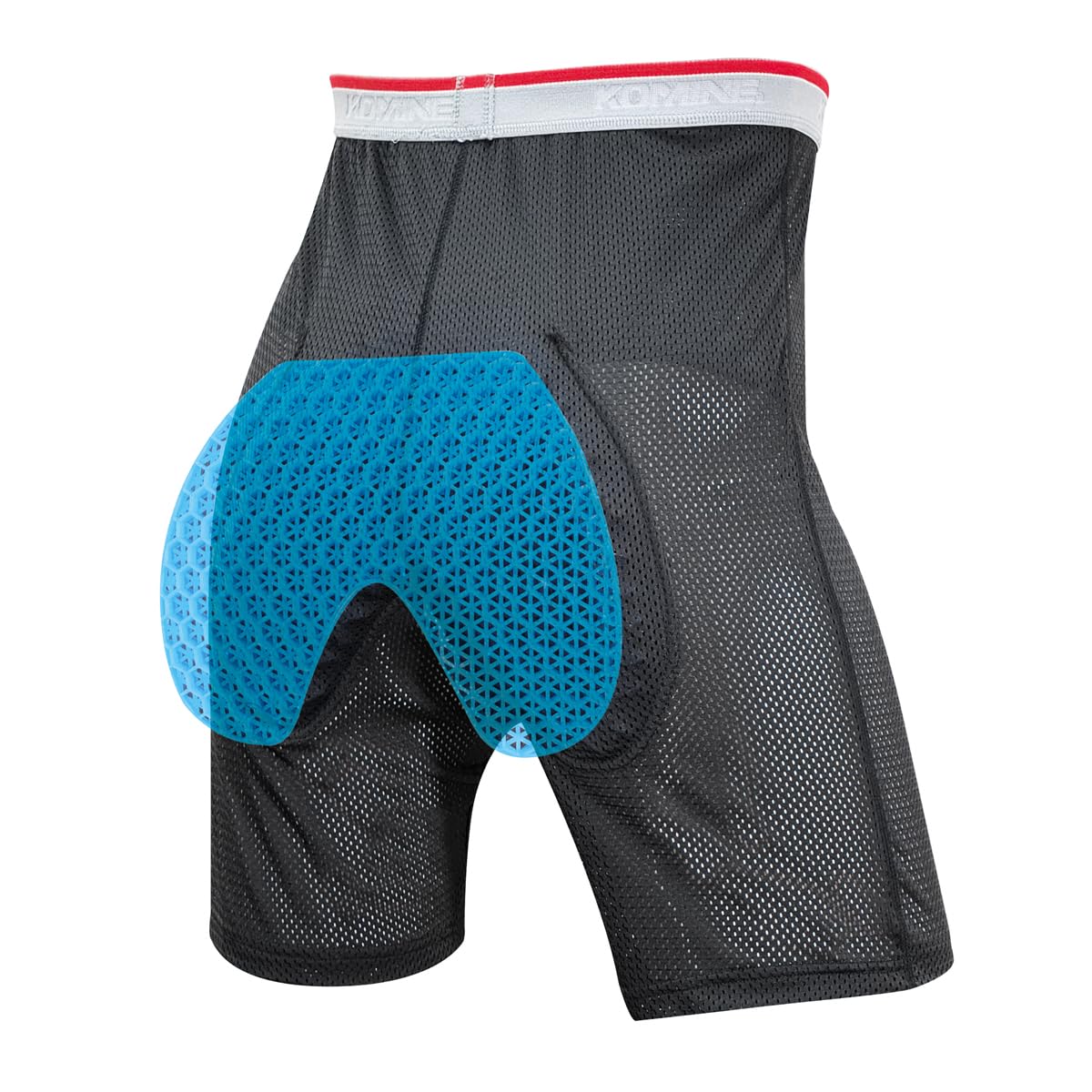 コミネ(KOMINE) 2025モデル バイク用 04-862 SK-862 シビレスゲルインナーパンツ Black XL