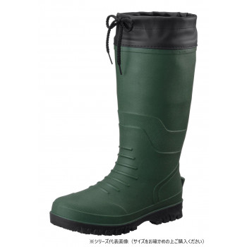福山ゴム工業 カジュアルショートブーツ ビーンズクラブ 500 Lグリーン BB36200