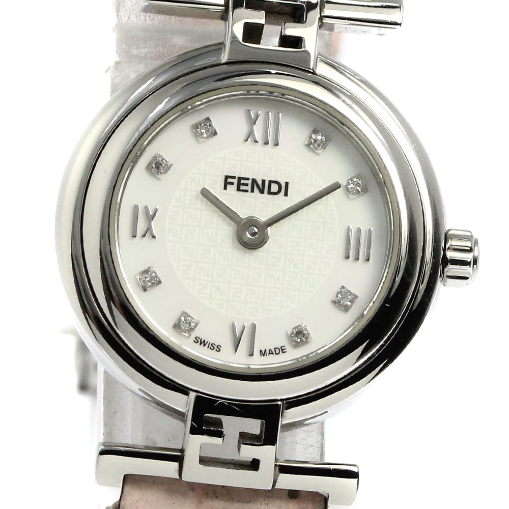 高質で安価 8Pダイヤモンド 000-2700L-426 FENDI FENDIフェンディ クォーツ _773935【中古】 レディース その他 ブランド腕時計