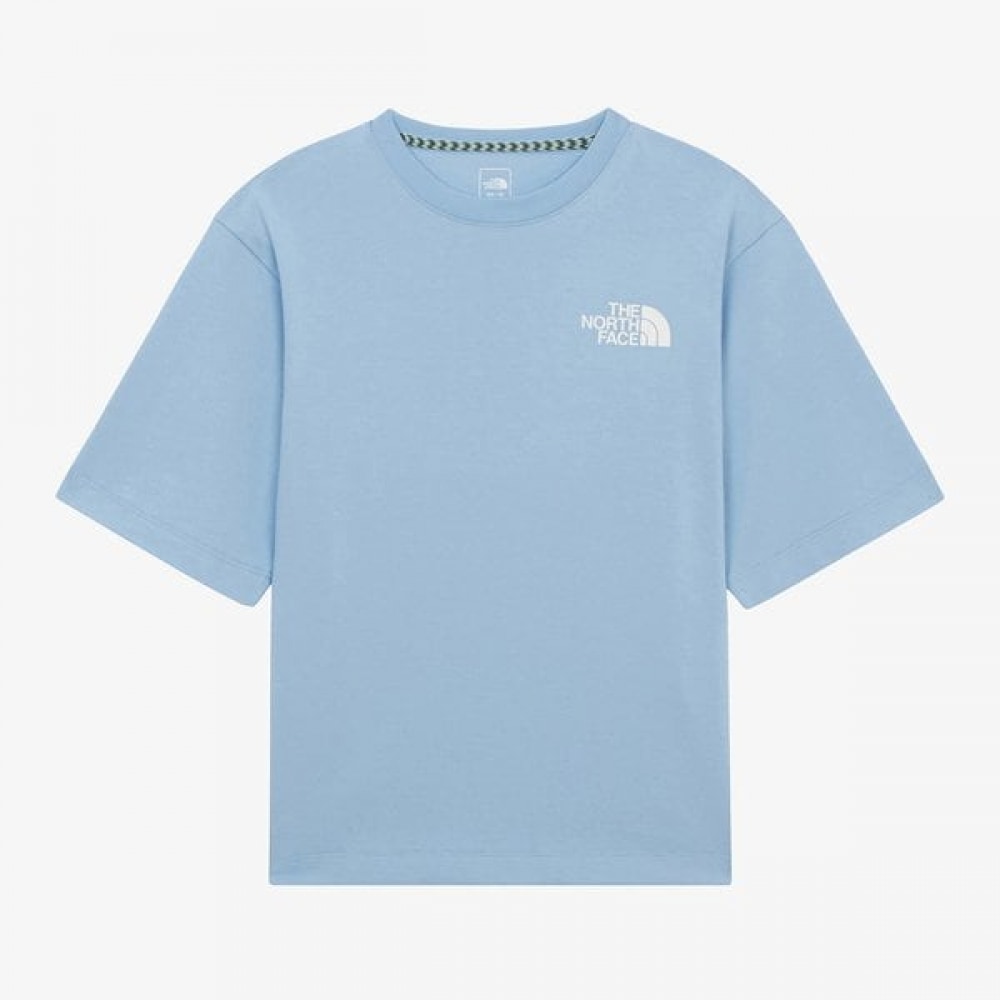 [ノースフェイス公式] NT7UR27C デュロショートスリーブ Tシャツ_アイスブルー