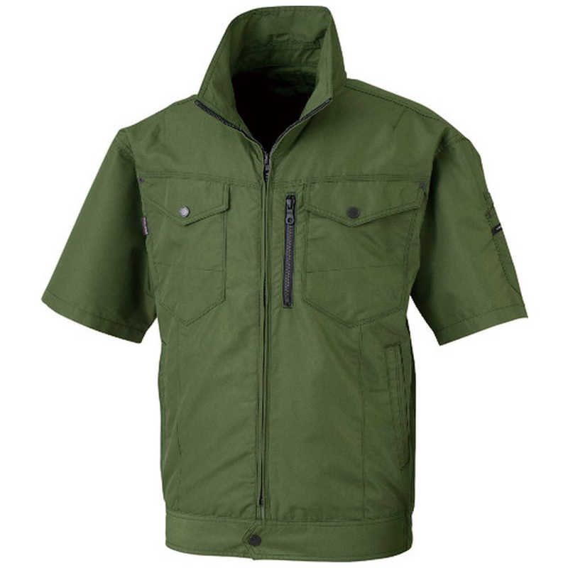 ビッグボーン商事　bigborn(ビッグボーン) 空調風神服 半袖ジャケット [ディープグリーン/3Lサイズ]　BK6078S-47 3L