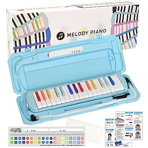 色：虹色 KC キョーリツ 鍵盤ハーモニカ メロディピアノ 32鍵 虹色 P3001-32K/NIJ