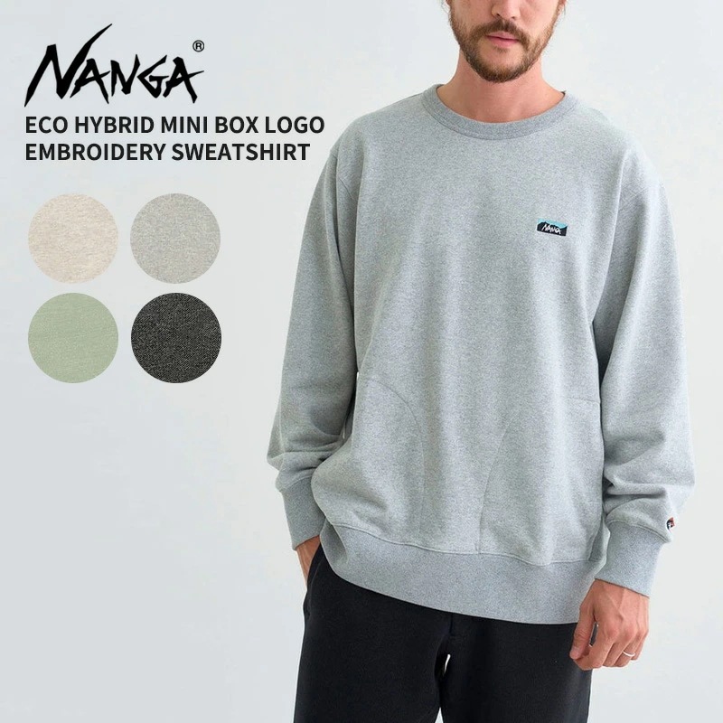 ナンガ スウェットシャツ NANGA エコハイブリッド ミニボックス