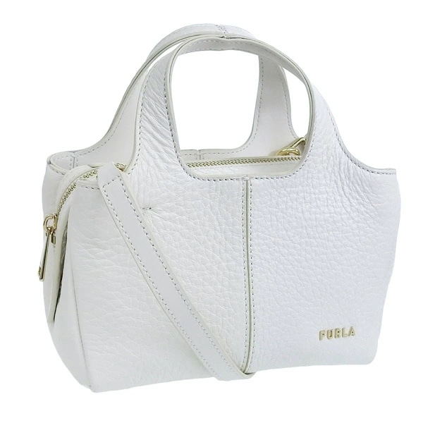フルラ バッグ レディース ハンドバッグ 2WAY バッグ レザー ホワイト FURLA ELSA MINI TOTE wb00614bx091201b00 FURLA