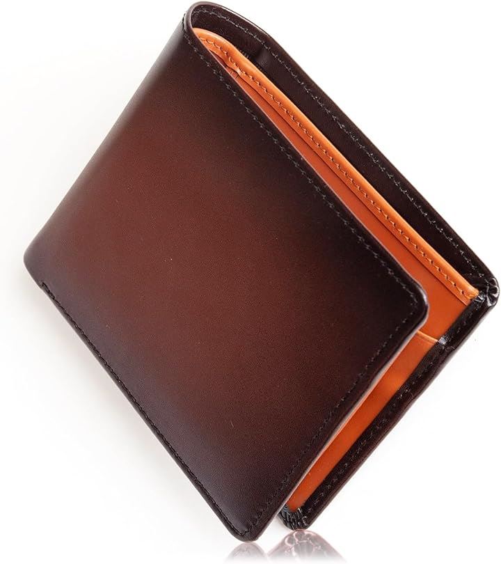 財布 メンズ 2つ折り グラデーション 二つ折り 本革 二つ折り財布 DBR-CML( 3.ダークブラウン＆キャメル) 5,423円