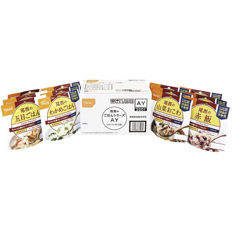 尾西食品 尾西のごはんシリーズAY（和風メニュー）