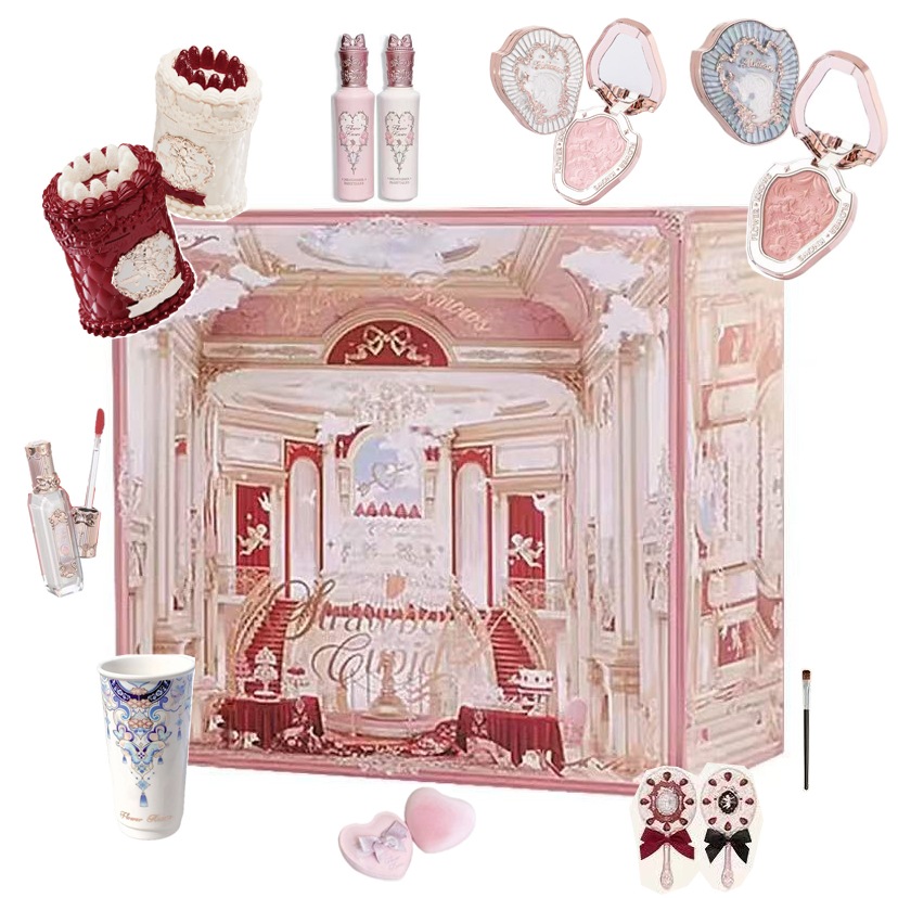 スペシャルセット チーク ストロベリーキューピッド リップクリーム コスメセット クリスタルユニコーンシリーズ チークブラッシュ ハンドミラー 6,072円