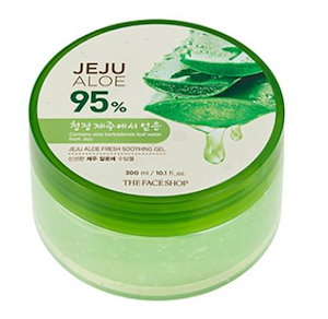 ザフェイスショップ フレッシュ 済州 アロエ スージング ジェルTHE FACE SHOP Fresh Jeju Aloe Soothing Gel (2 Type)