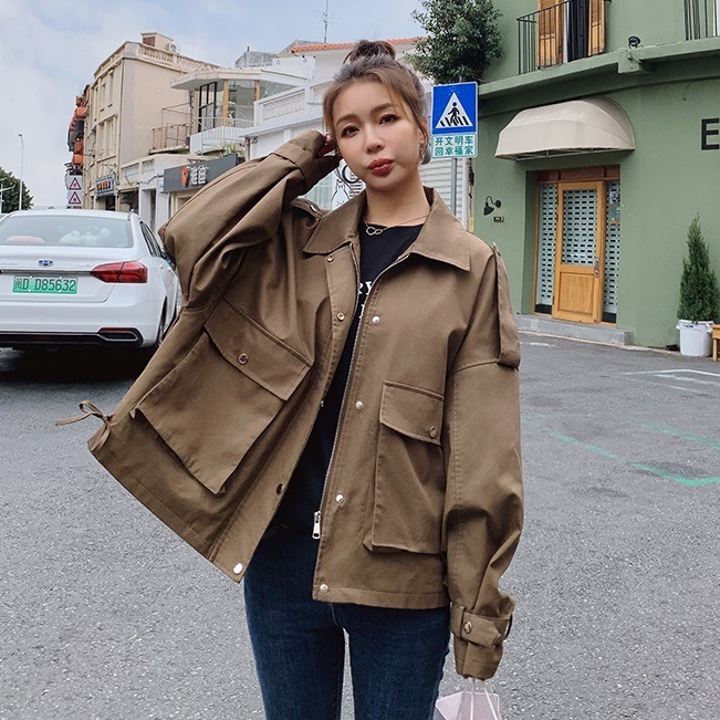 【送料無料】レディース ジャケット アウター 春秋 トレンチコート 大人可愛い ママコーデ