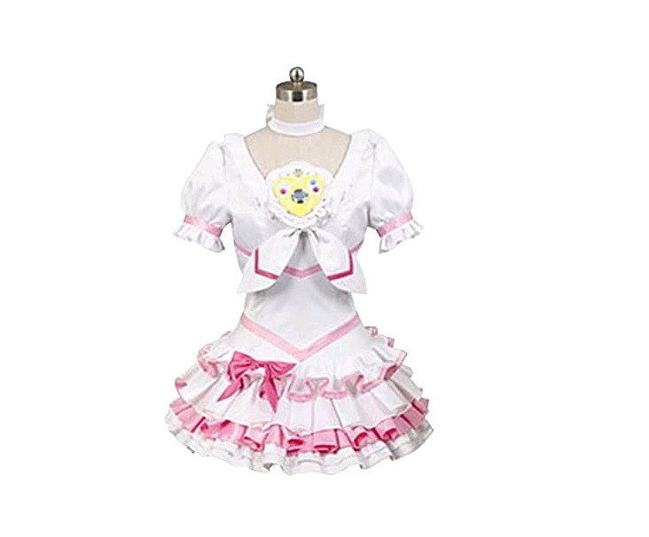 スイートプリキュア 南野奏 みなみの かなで/キュアリズム 風 コスプレ衣装