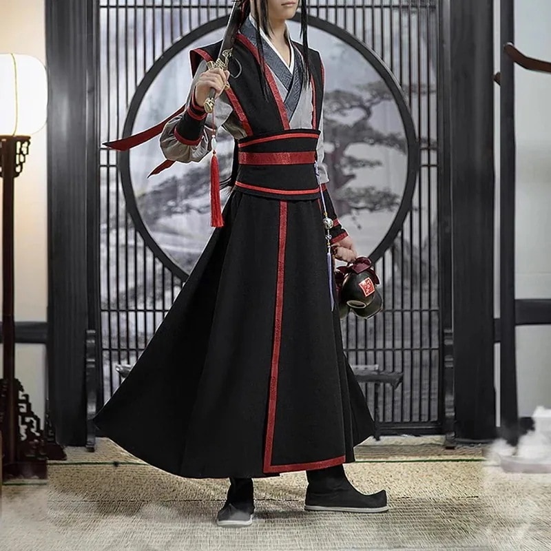 本日限りの特典 魔道祖師 コスプレ 中華服 古装セットアップ 少魏無羨 コスプレ 衣装セット 演出服 撮影服 古装 漢服 チャイナ風