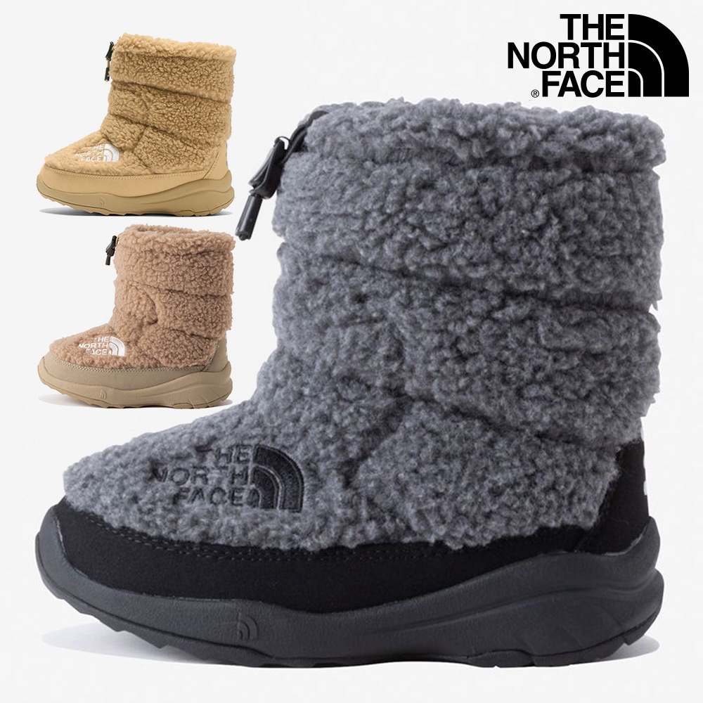 ザ ノースフェイス ブーツ キッズ 子供靴 ヌプシ ブーティ VII フリース NFJ52373 the north face 2025秋冬 K Nuptse Bootie VII Fleece 防寒