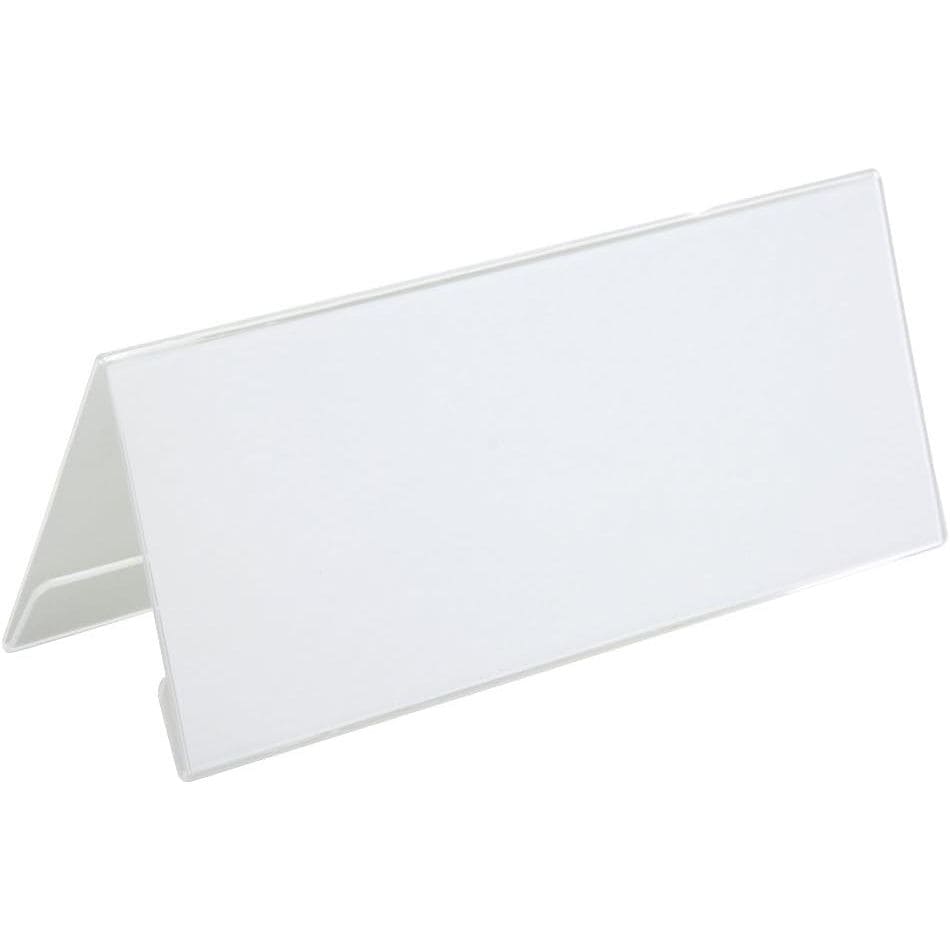 （まとめ買い）ライオン事務器 カード立て V型 アクリル製 W80xH200mm V-200 288-19 [x10]