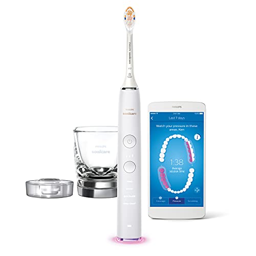 フィリップス ソニッケアー 電動歯ブラシ ダイヤモンドクリーン スマート アプリ連動 充電器用グラス付き HX9911/66 【Amazon.co.jp 限定】 20,131円
