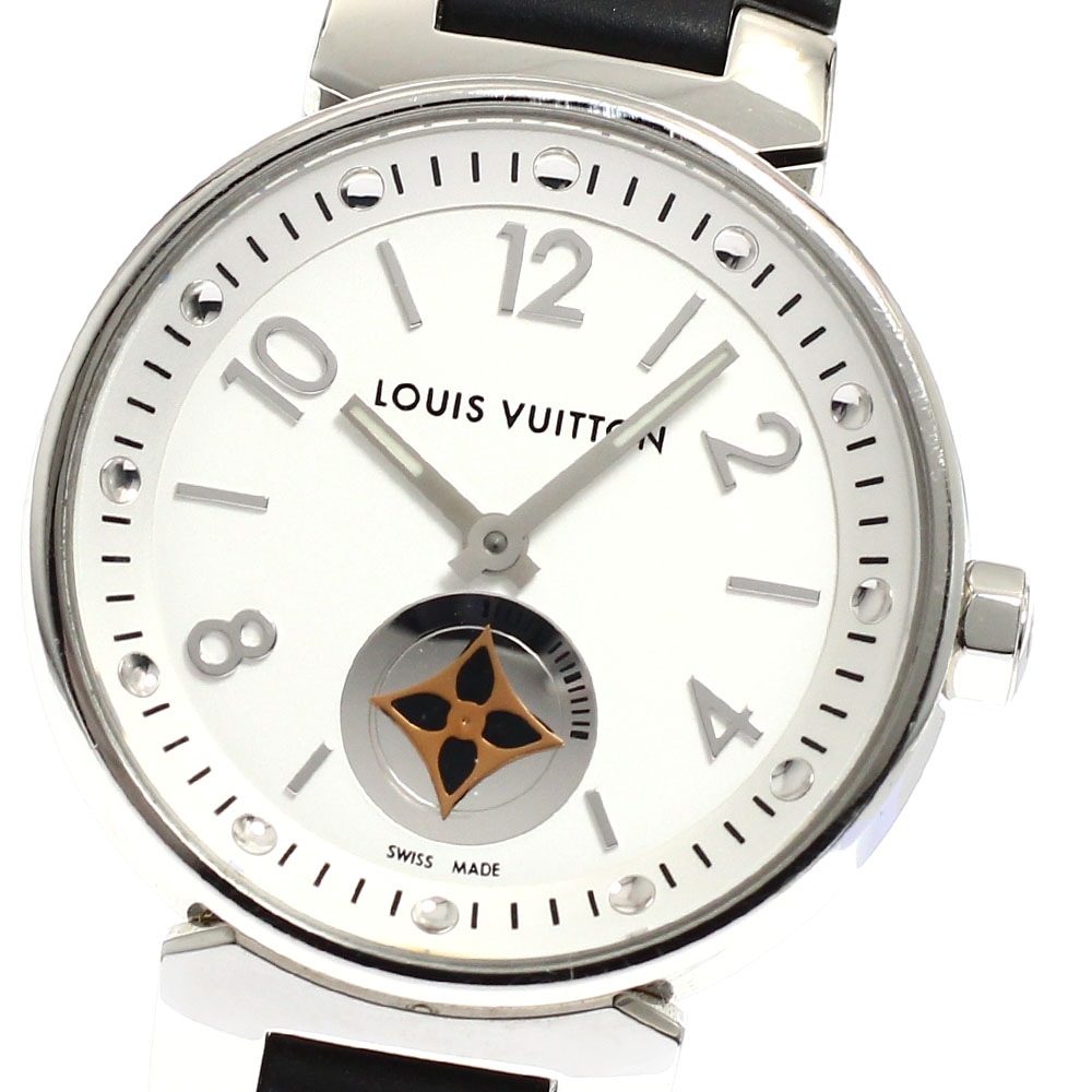 ルイ・ヴィトン LOUIS VUITTON Q8J10 タンブール ムーンスター クォーツ レディース _916883【中古】