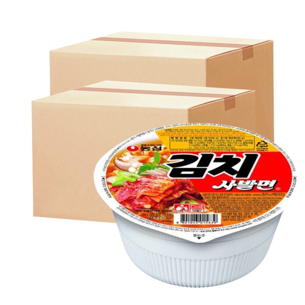 キムチボール麺 86g 24個入り x2ボックス(計 48個)