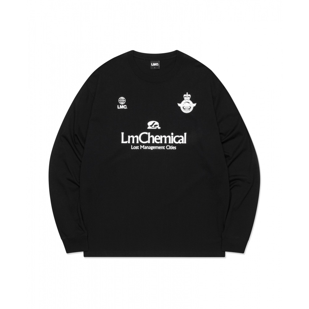 LMC CHEMICAL SOCCER LONG SLV TEE ブラック