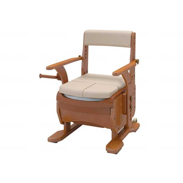 アロン化成 家具調トイレ セレクトR ひじかけノーマル 幅:ワイド ソフト脱臭 533860 メーカー直送