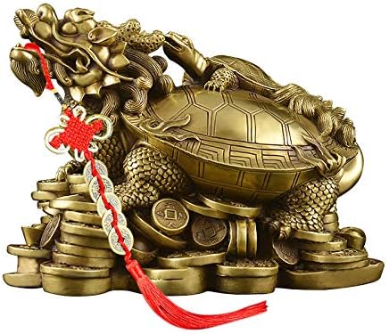 龍亀長親子五帝銭銅真鍮風水風水用品置物金運招福開運商売繁盛開運祈願お守り厄除け正月ギフト